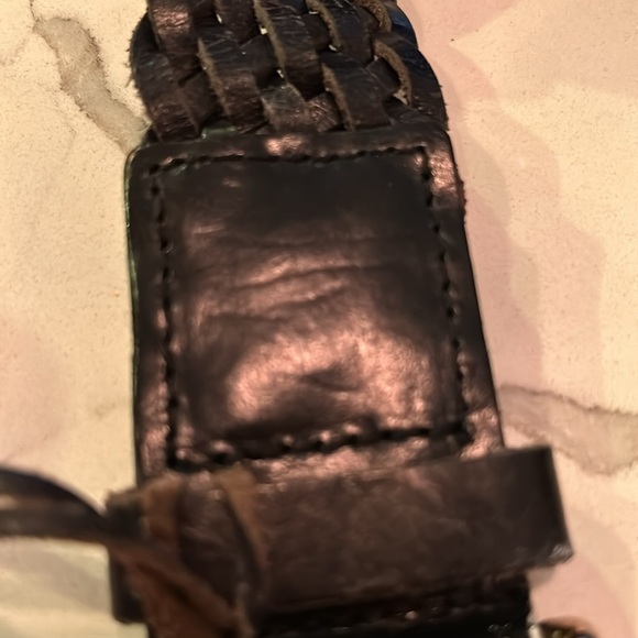 Michael Kors lattice woven leather belt - Picture 4 of 6